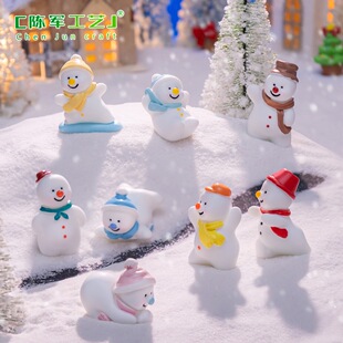 ΢���^�ɐ۴�ѩ���}�Q��ѩ�˹��� diy�b�Ʒˮ��ƿ�������С�[��
