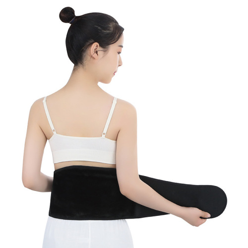 Imitation wool abdominal control belt to keep warm and cold-proof, belly support, waist support for waist pain, mugwort for heating, warmth and protection for waist and abdomen wholesale