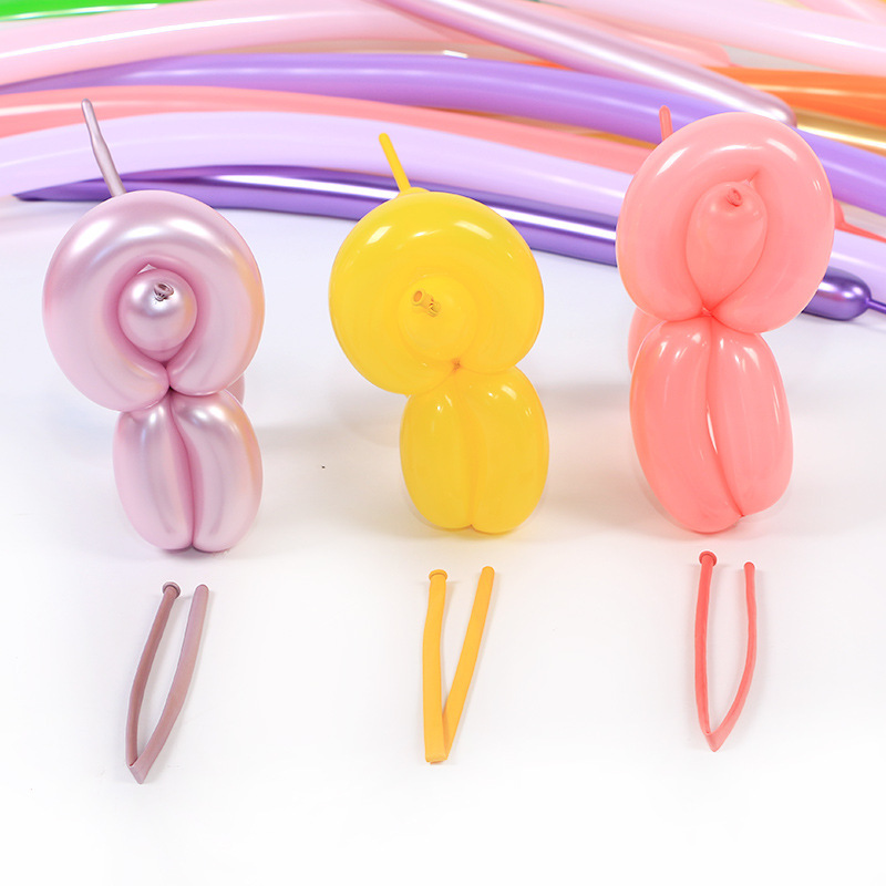 1,8G macaron largo globo mágico partido creativo publicidad globo de juguete para niños globo de metal