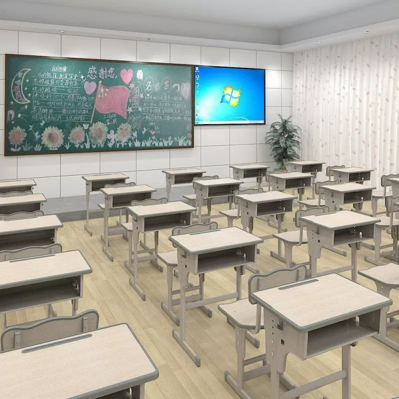 学校课桌椅培训桌辅导班托管班教室小学生用书桌组合儿童学习桌