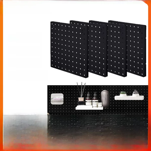 Cross-Border Punch-Free Storage Hole Board Wholesale Kitchen Bathroom Storage Board Warehouse Wall Shelf Tool