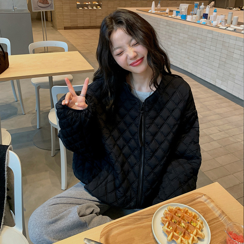 여성 가을 겨울 루즈핏 패딩 재킷 캐주얼 포켓 아우터