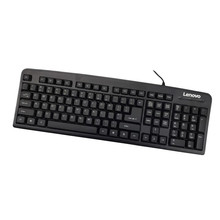 联想（lenovo）键盘 有线键盘 K4800S适用 电脑办公键盘 键盘黑色