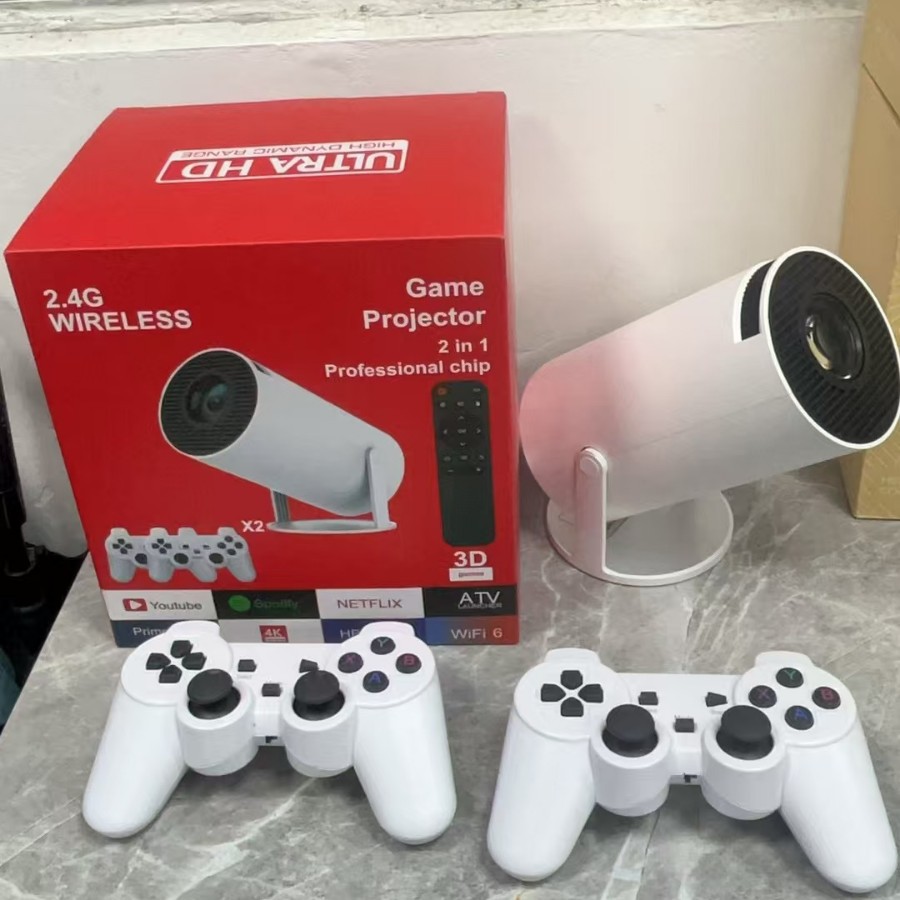 HY300 / HY300pro proyector de cañón inteligente Android 4K pantalla de proyección portátil inalámbrica doméstica Android 13