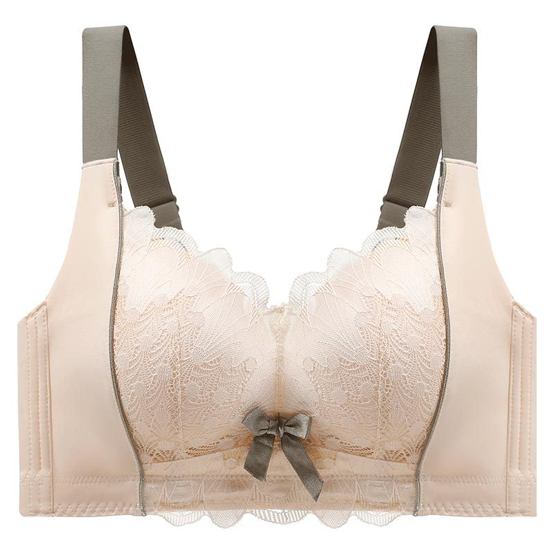 Sujetador ajustable de mujer soporte superior grande anti-flacidez sujetador de mama ropa interior inalámbrica empuje hacia arriba pequeño pecho especial