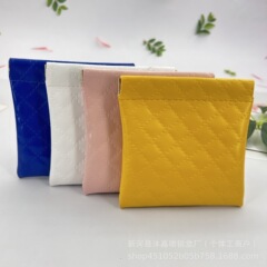 弹片收纳包自动闭合式数据线耳机眼睛袋旅行便携饰品编织纹化妆包