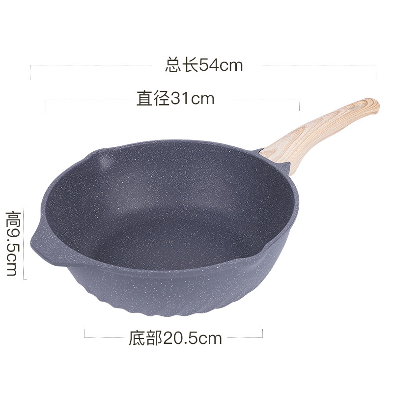 Moderno simple casero antiadherente dos piezas juego de paneles conjunto de regalos de reunión anual al por mayor práctica caja de regalo de cocina de cocina