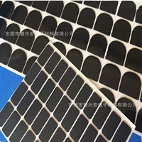 3M клейкая противоскользящая резиновая наклейка огнестойкая черная матовая силиконовая подставка для ног квадратная прозрачная огнестойкая силиконовая уплотнительная лента
