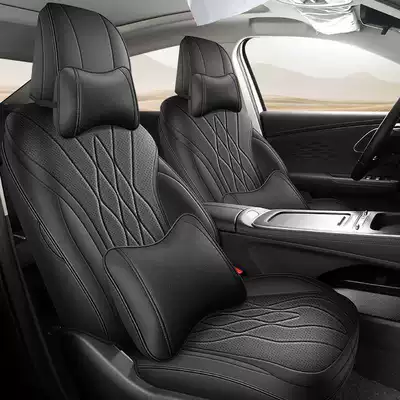 Modelə uyğun (Original) oturacaq örtükləri cushions, interior accessories, and specialized - graphite-black-deluxe-edition-note-the-model-year-front-row-fully-covered-rear-row-partially-covered