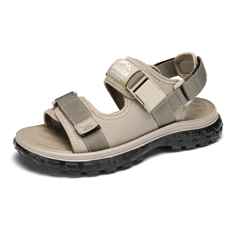 Sandalias para hombres verano 2024 al aire libre zapatos deportivos de playa casuales para niños con sandalias de suela suave