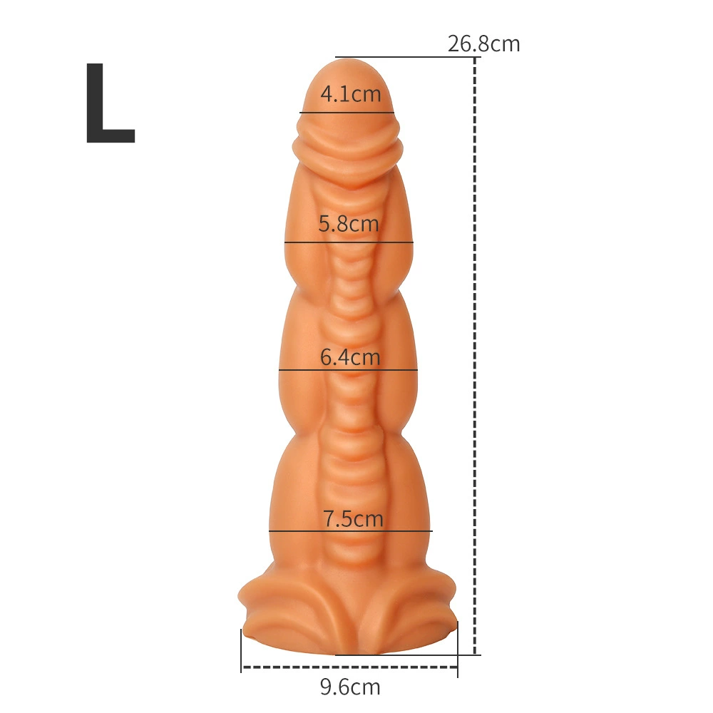 Extra-Large Soft Anal Plug (Super Large), Multi-Size Silicone-Like Dildo, S–L Options