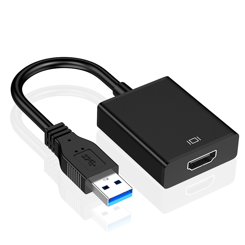 Cable adaptador USB a HDTV transfronterizo usb3.0 proyector de pantalla por cable para HDMI estándar FL2000 chip