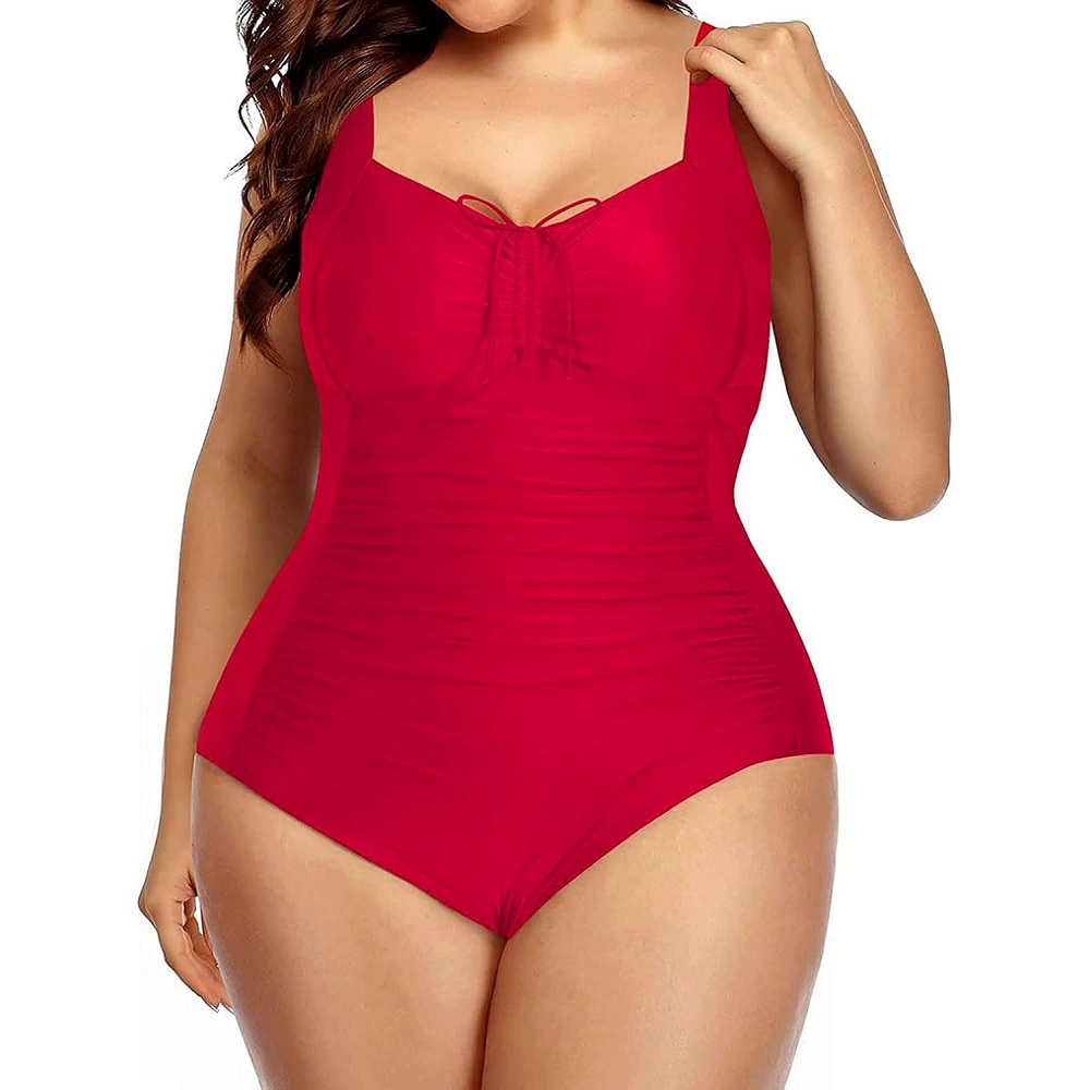 2025 новый европейский и американский купальник большого размера сшитый женский внешняя торговля