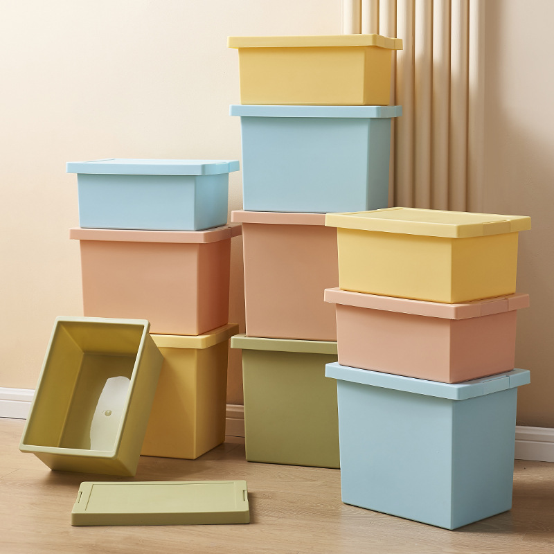 箱子收纳文件收纳盒书本收纳衣服塑料收纳箱玩具整理箱