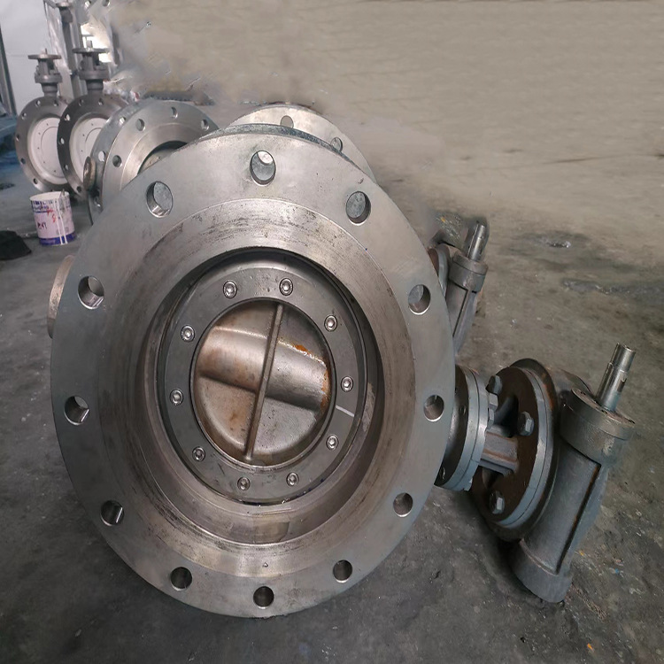 法兰涡轮电动硬密封蝶阀D343W-10C法兰双偏心硬密封蝶阀D41H-100C