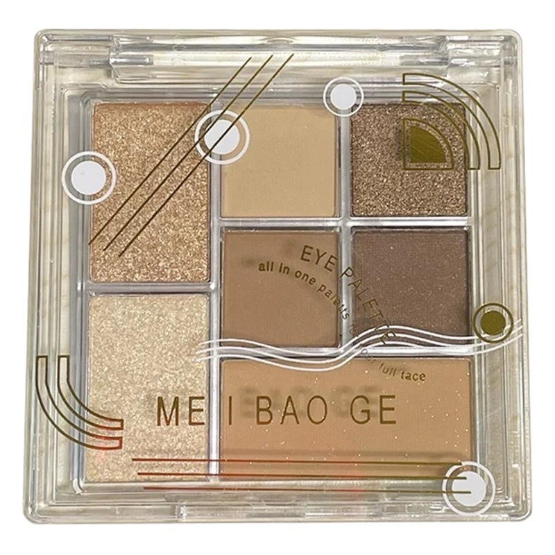 MYHO Transparent Monochrome Eyeshadow Plate Charm Beauty Crystal Pearlescent Matte Ins Eyeshadow Cross-border Cosmetic Foreign Trade