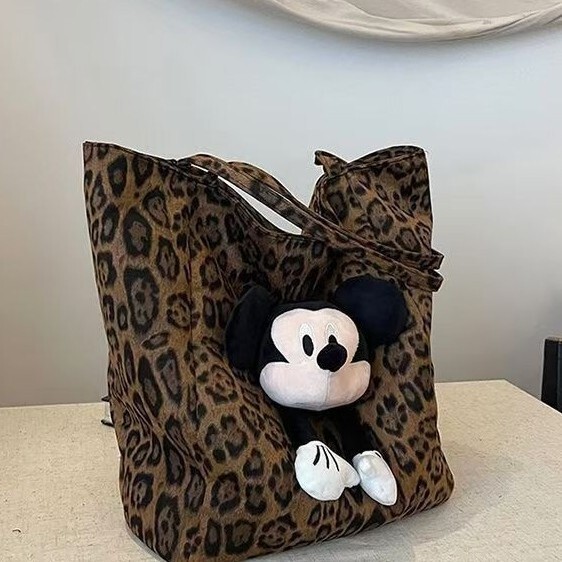 Women's Leopard Print Shoulder Bag, Casual Commuting Tote Bag, All-Season Fashion Versatile Women's Bag with a Unique Design Women's Leopard Print Shoulder Bag, Casual Commuting Tote Bag, All-Season Fashion Versatile Women's Bag with a Unique Design