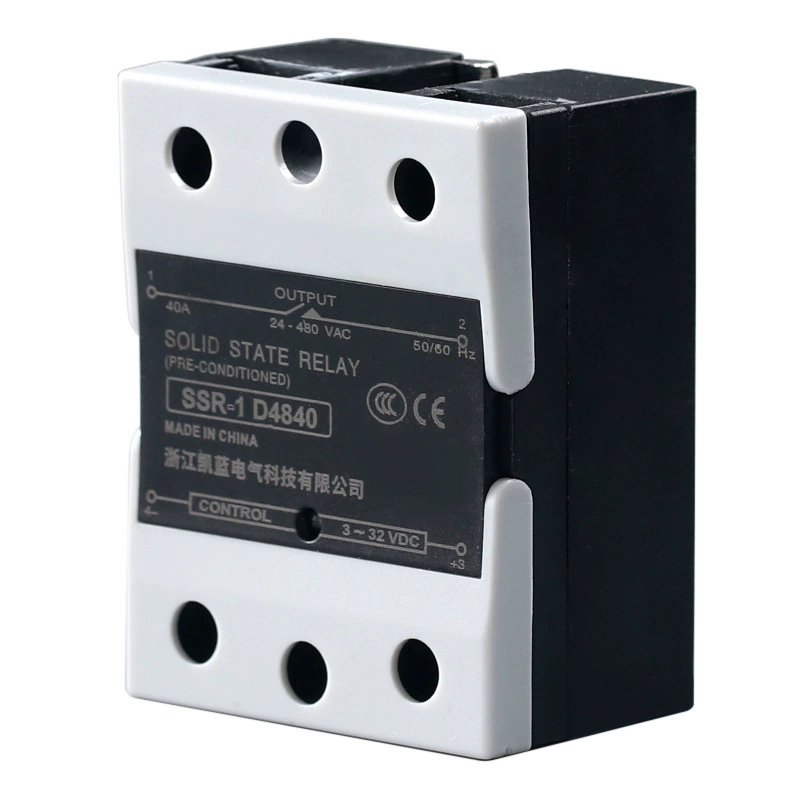 Single-phase solid-state relay 40A60A DC-controlled AC SSR DC-controlled DC small size manufacturer direct supply