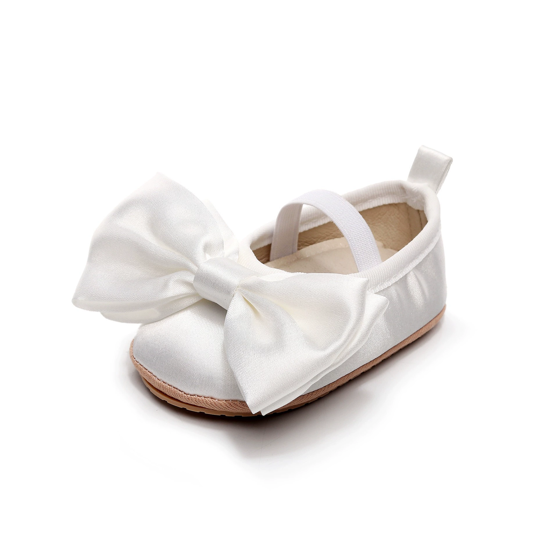 Children's breathable summer cute footwear for princess with bow for early age, soft sole