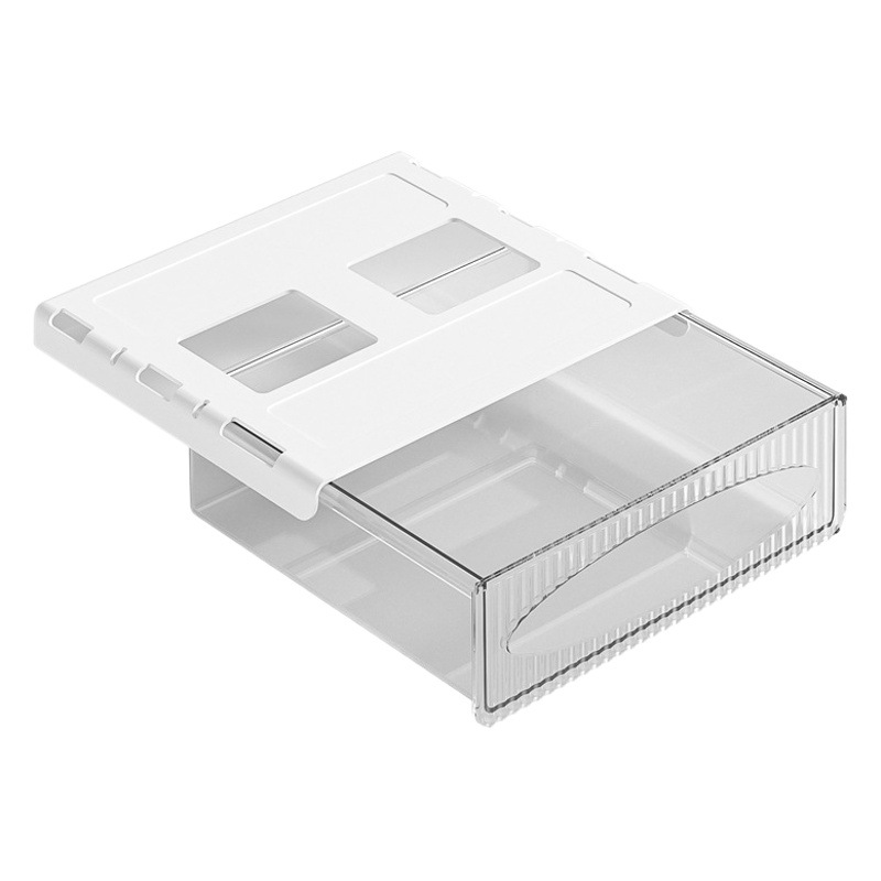 Artículos diversos de escritorio papelería de mesa almacenamiento invisible cajón sin perforar estante de almacenamiento colgante caja de almacenamiento extraíble