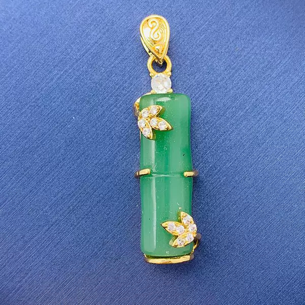 【119】 Big green bamboo*golden color
