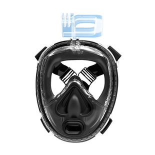 Silicone mask for face for swimming, CCTV camera