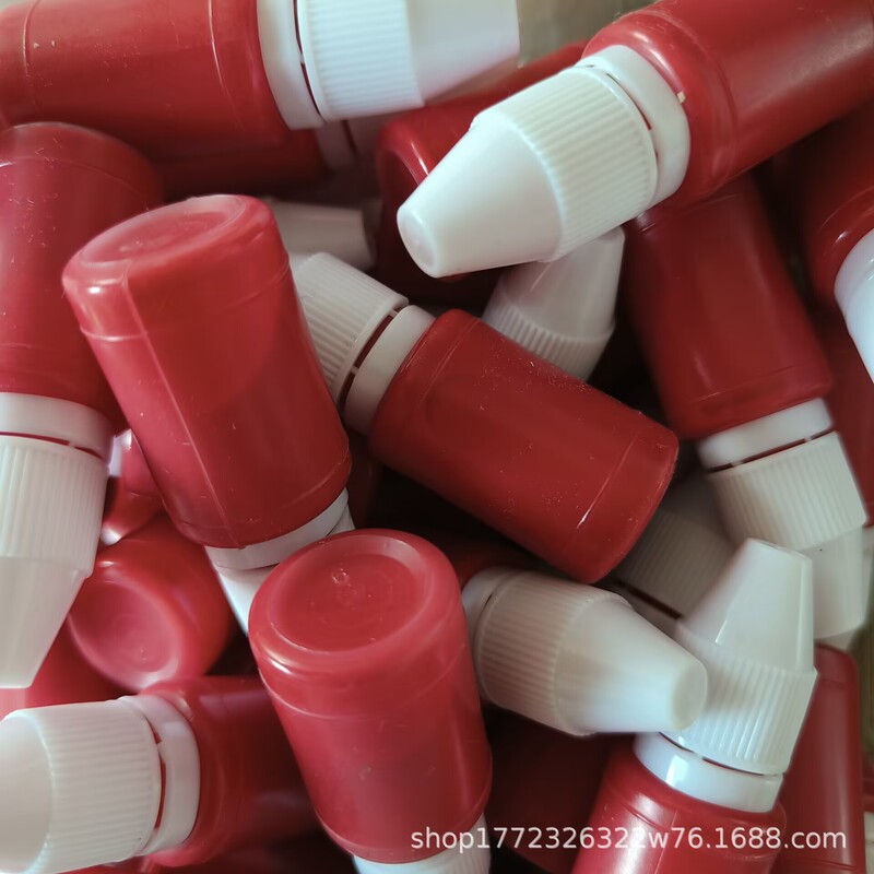 10 Bottled Advanced Atomic Printing Oil Printing Desk Penetrates Red, Blue and Black Wall Advertising Quick Drying Quick Drying Financial Office Supplement