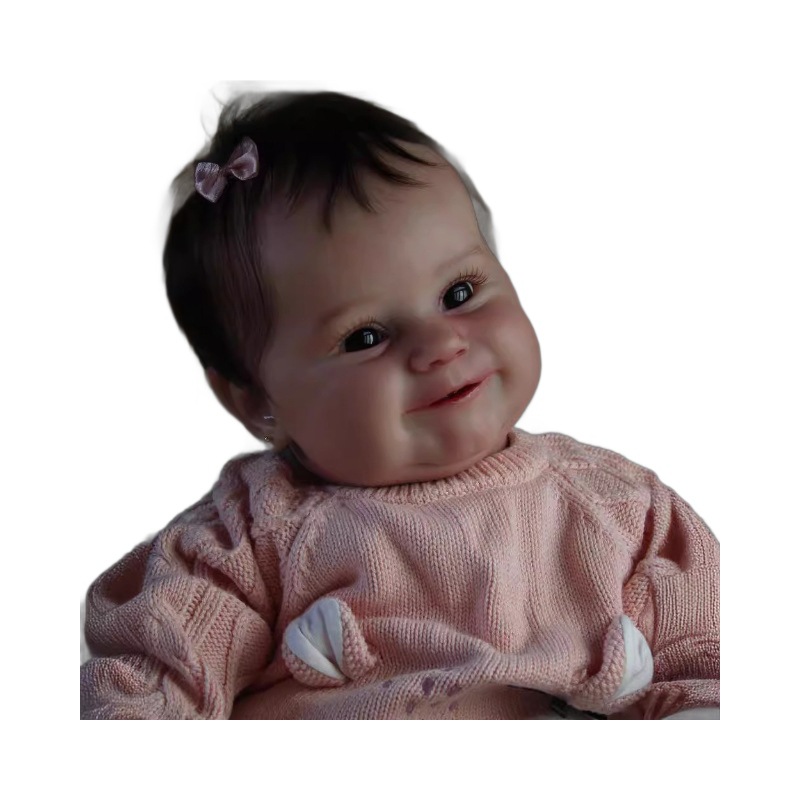 50cm simulación muñeca hecha a mano de alta gama pintada exquisita de la muñeca de la entrega transfronteriza de una sola pieza