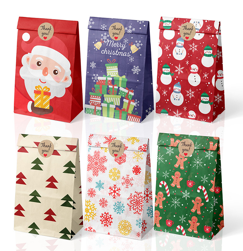 Christmas Santa Claus Snowman Paper Party Gift Wrapping Supplies display picture 1