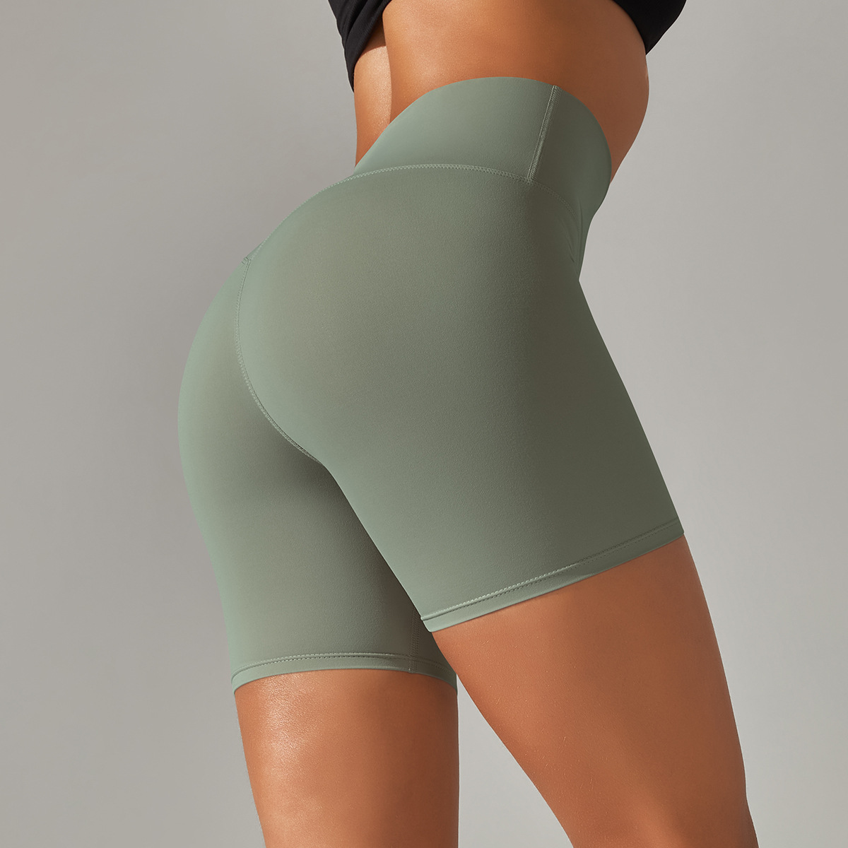 105g Weight Shorts Pants Length Nylon, Spandex Fabric Type Leggings Pants Type Fitness, Yoga Occasion Solid Color Pattern Summer, Spring Season Casual, Sport Style Style Casual Sport Style Solid Color Nylon Spandex Active Bottoms Leggings 122