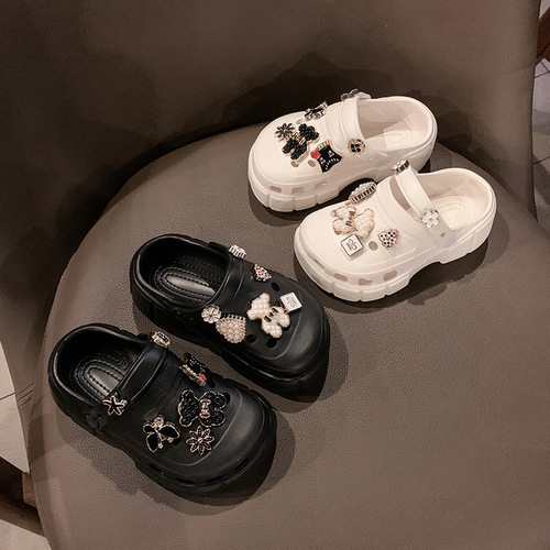 Children's shoes.  Children's Crocs Women's 2024 Spring and Summer New Middle Children's Slippers Men's