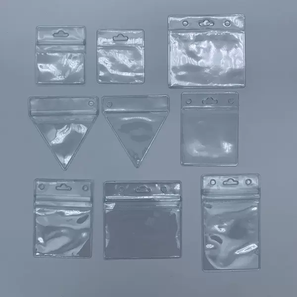 Certificate Cover Pvc Soft Film Waterproof Chest Card Holder Plastic Id Transparent Factory Brand Label Cover Price Tag Bag
