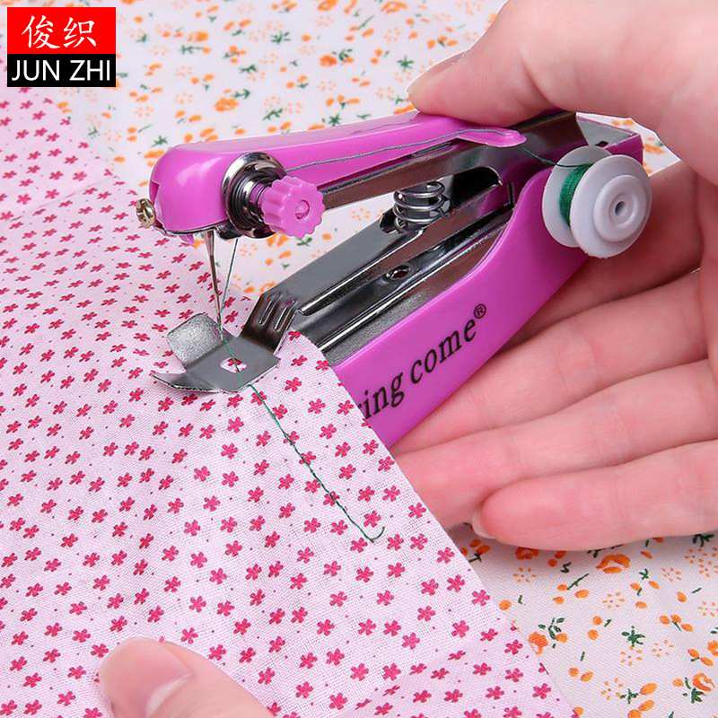 便携式小型迷你手动缝纫机家用多功能简易手工袖珍手持微型裁X20