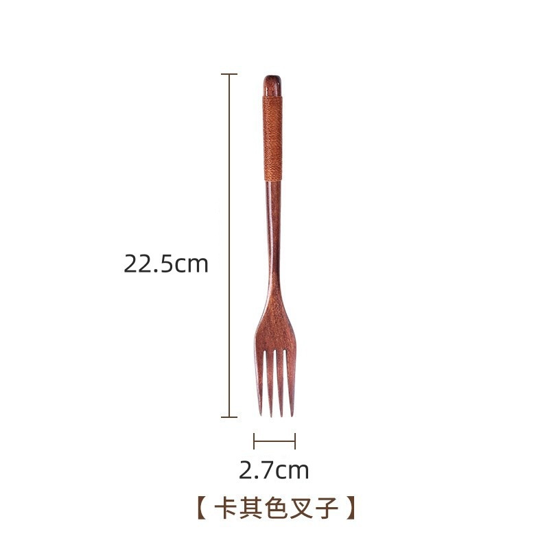 Khaki fork 22.5*2.7cm