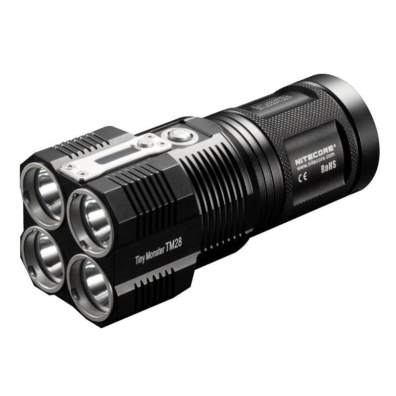 NITECORE 니콜 TM28 6000 루멘 충전식 슈퍼 밝은 손전등 야외 서치 라이트
