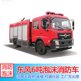 消防车图片 东风6吨泡沫消防车(国六) 救火车 灭火车