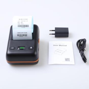 BT-58L label printer thermal portable handheld small household label machine commercial Bluetooth food date 4