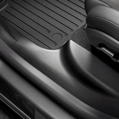 Suitable for Tesla Model Yl 6-Seater Built-In Threshold Strip Welcome Pedal 26 Models Cross-Border Tpe Interior Accessories (Dekorativ pedal başlıqları) - renewed-version-of-modelyl-6-seats-plain-door-sill-strips-8-piece-set-in-small-size-packaging