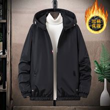 跨境秋冬红色纯色夹加肥加大码薄棉服休闲二棉学生青年加棉夹克潮