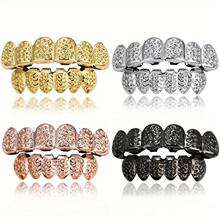 U 13906 Gold Carved Hip Hop Grills ����������Ʒ �羳ŷ��