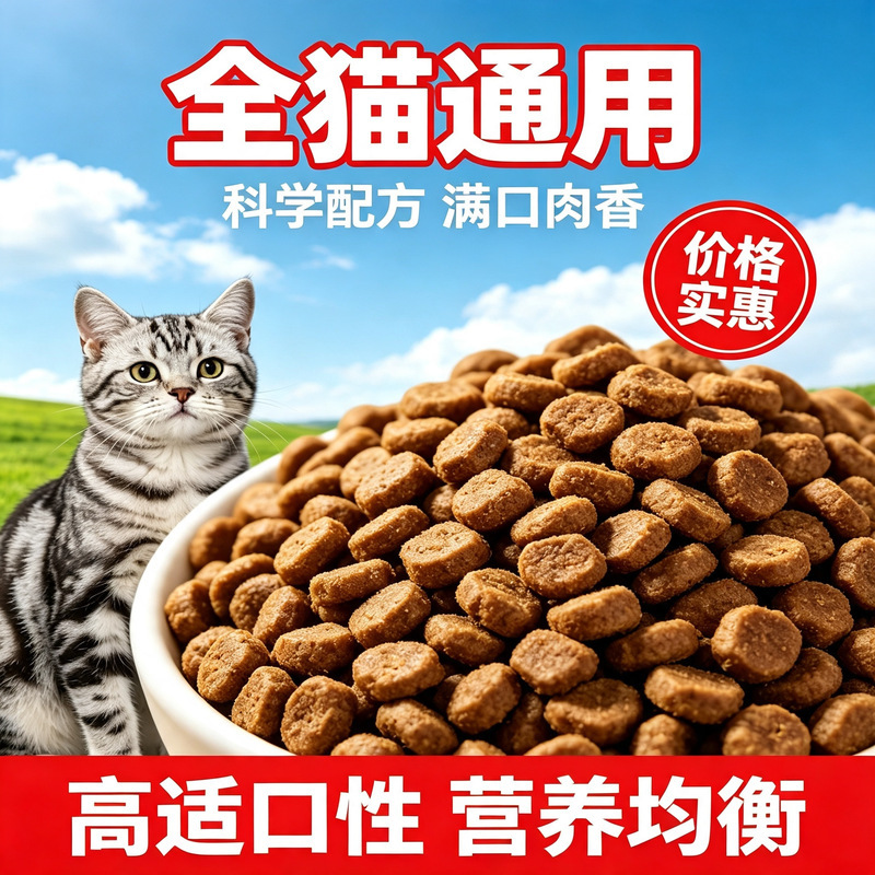 Kemotu full-price cat food for adult cats and kittens 5kg for weight gain and nutrition, freeze-dried, specifically for domestic cats and stray cats Kemotu full-price cat food for adult cats and kittens 5kg for weight gain and nutrition, freeze-dried, specifically for domestic cats and stray cats