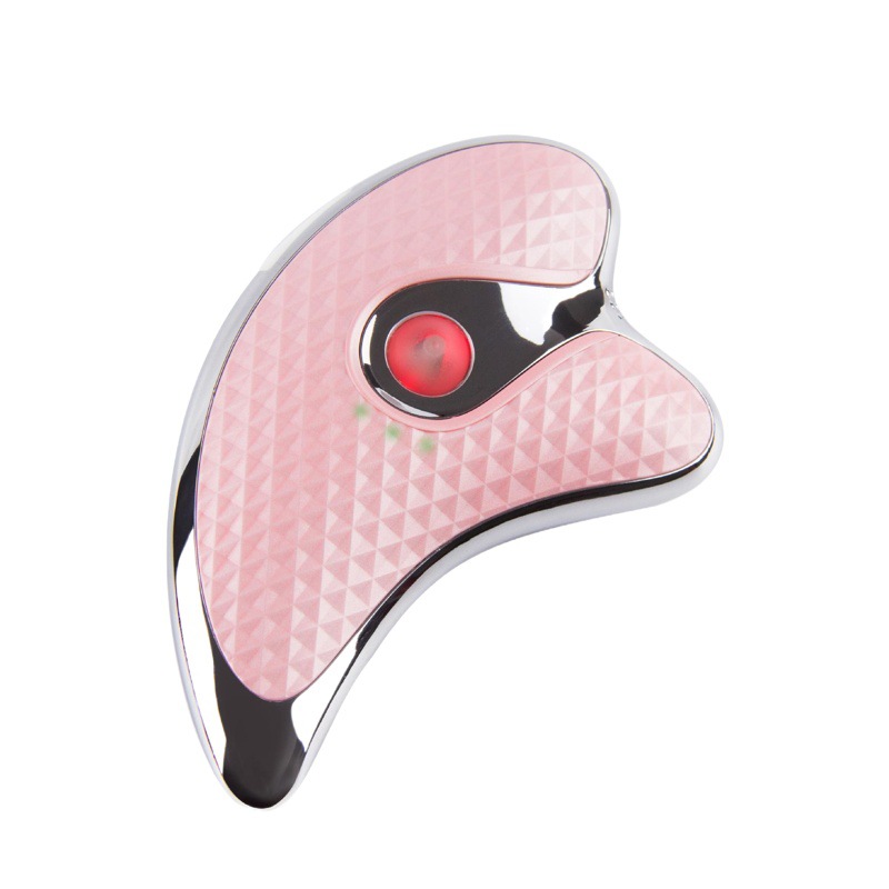 Masajeador facial Instrumento de belleza de elevación V Masajeador eléctrico facial Tablero de raspado de vibración Instrumento de raspado eléctrico facial