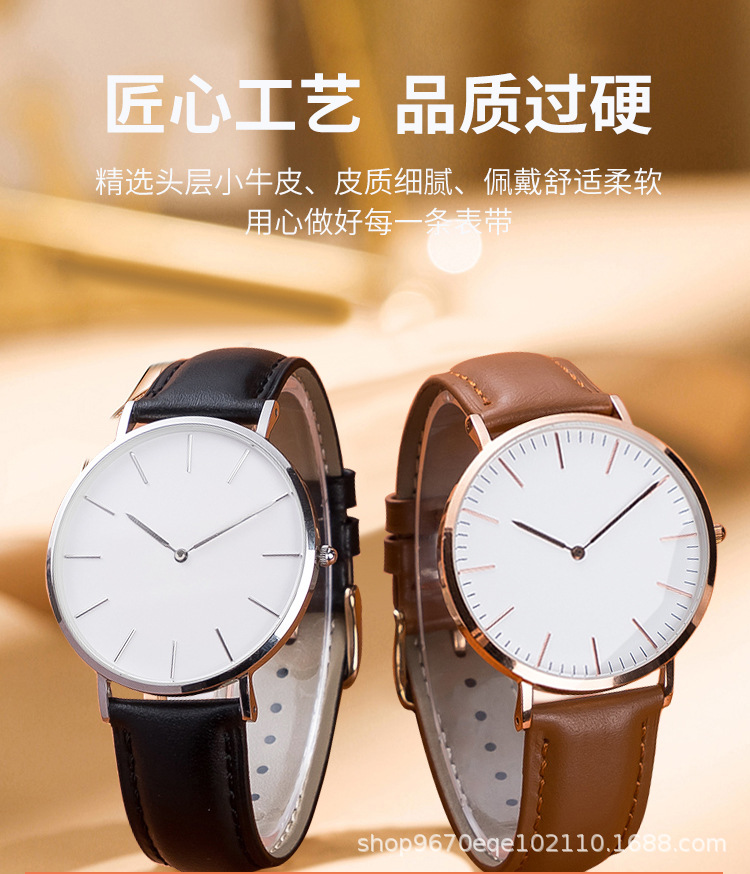 Wholesale DW watch straps, direct supply from the watch strap manufacturer, top-grain cowhide watch accessories, crocodile-patterned genuine leather straps pic 1