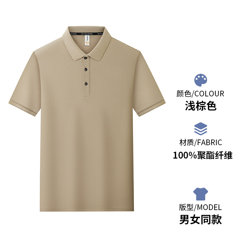 Comercio exterior transfronterizo exclusivamente para Europa y América, ropa de trabajo de solapa de manga corta de gran tamaño, camisa publicitaria, camisa polo, logotipo de impresión personalizado image 7