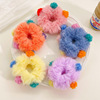 Demi-season brand cute headband, children's hair accessory for adults, hair rope, plush, Korean style