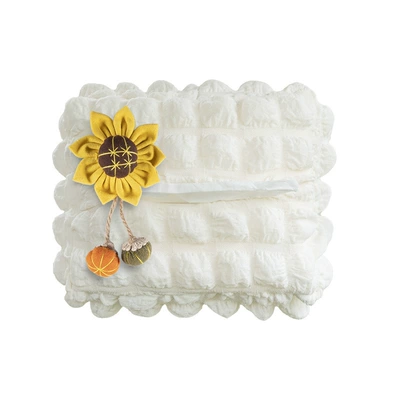 Car tissue box/set Grids Car Multifunctional Seat Back - mipao-fuge-chair-back-tissue-box-paste-pumpkin-sunflower