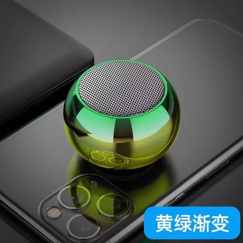 m3 電気メッキ金属鋼砲 Bluetooth スピーカー屋外ポータブルミニスピーカーホーム小型ワイヤレスサブウーファー小型|undefined