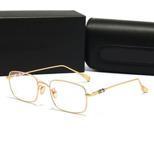 新款复古近视眼镜框架男女同款全框大框圆框眼镜框防蓝光平镜8099