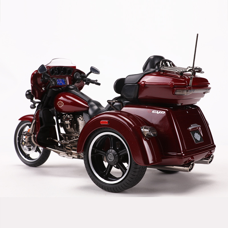 Meichi figure 1:12 Harley motorcycle 2021CVO Tri Glide three-wheeled motorcycle simulation motorcycle model