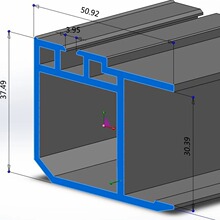 厂家直销冷挤出异性塑料型材pvc条型材塑料型材异pvc异型挤出型材